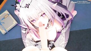 Hentai castorice blow job