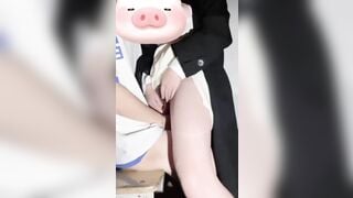 Có mỗi đút con cặc vào thôi mà cũng đợi cô giáo nhắc, chán vl