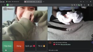 ometv em teen lần đầu được thấy cái lồn giả