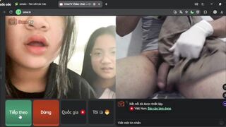 ometv hai em học si nh lần đàu thấy thủ dâm bằng lồn giả