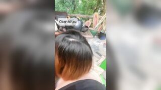 Đang bú cu thì chủ quán mang nước lên