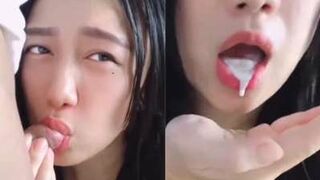 Lần Đẩu Thử Tinh Trùng Ấm Nóng Từ Cặc Bạn Trai Bắn Vào Miệng