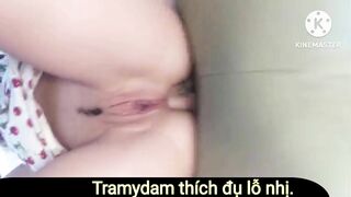 Tramydam thích đụ lỗ nhị rồi.