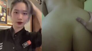 Tuyết Nhi 2ka7 Nhân Viên The Coffee House Bị Anh Quản Lý Doggy Lút Cán