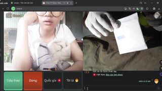 ometv cho em học sinh xem băng vệ sinh lồn giả và sục cặc