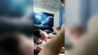 Bắn vô đầy miệng nhưng không cho nhổ ra, ác vkl