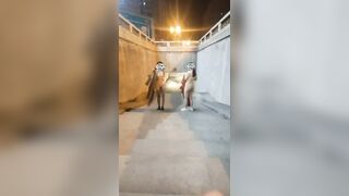 Bắt 2 em thủ dâm public ngoài trời bị phát hiện