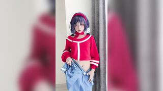 Em gái cosplay nứng lồn nhảy khiêu dâm