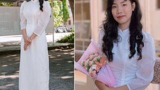 Sex nữ sinh cấp 3 áo dài múp rụp chịch siêu phê