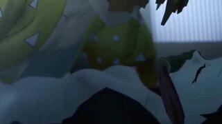Sex anime Zenitsu chịch Nezuko