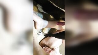 Gái dâm bú cặc chó