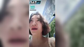#Rosababyvip cho a hàng Xanh SM xem vú show lồn hỏi có ngon không