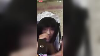 Call sex cùng em ny 2ka8 cosplay hầu gái vú to