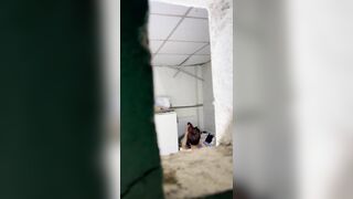 Quay lén e sinh viên Kim Huệ 2k5 Quảng Nam thay đồ đi làm quán nhậu