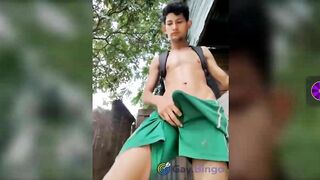 anh trai Ấn Độ khoe cu