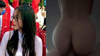 Clip Sex Nhã Trân Trường Cấp 3 Nguyễn Huệ Nhún Hăng Say Trên Nền Nhạc Remix