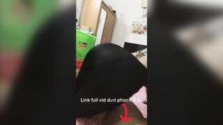 chén ny chưa đủ, thanh niên rình rình chén luôn cả chị ny 🤤🤤 ()