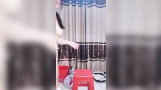 E teen 207 xinh như thiên thần, Cho thg a quay vd live app thình thoảng cho móc lồn ú
