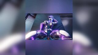 Robot dragon girl