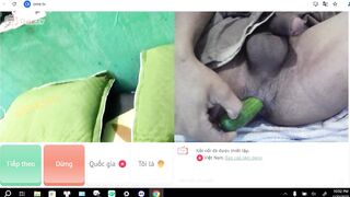 Ometv thủ dâm bằng dưa leo cho hai em gái xem