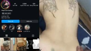 Clip Sex Phạm Ánh Dương Gái Xăm Trổ Thích Cảm Giác Địt Từ Sau