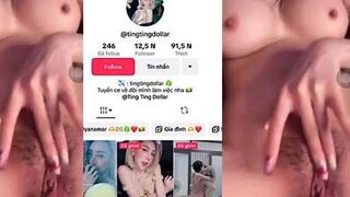 Clip Sex Tiktoker Tingtingdollar Live Show Hàng Vú Khủng Móc Bướm Trong Nền Nhạc Remi