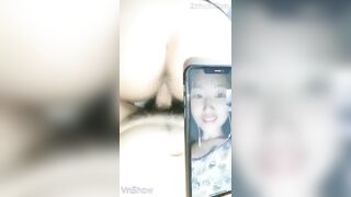 Địt em ny xong call video cho bạn thân để bạn thân thủ dâm siêu nứng
