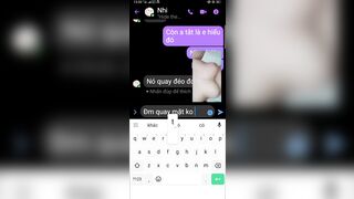 lè lưỡi ra anh ra lệnh cho em
