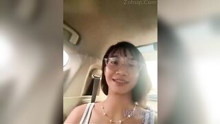 Rosababyvip Về Miền Tây mà quên tiền nên dùng vú lon cạ taxi siêu nứng