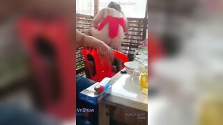 Đúng là miền Tây, Đang nhậu nứng quá vừa địt vợ vừa ăn nhậu vs bb