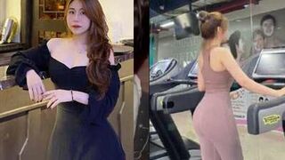 Diệu Linh 2k2 Ngày Đi Tập Gym Tối Banh Háng Cho Bố Đường Xả Tinh