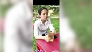 Đánh ghen, E gái đi địt ngta xong ra nch bị đánh dập lồn ở quán nước