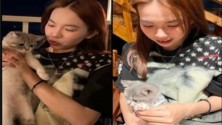 Sex mới Bảo Ngọc 2ka8 thích nuôi mèo và cho chim ăn