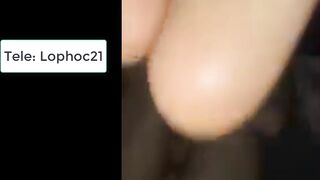 Em học sinh cấp 3 áo dài mông khủng đạt khoái lạc