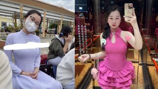 Cô gái trắng trẻo đi bar bị cuốn vào chuyện gần gũi