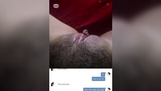Em gái minichat show lồn