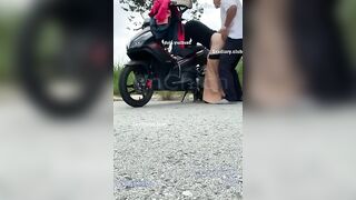 Full clip, E ny bị rhg người yêu dẫn đi chs ép bú cu trên đường lớn