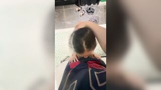 Vừa học về em đã vã rồi
