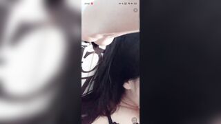Gái xinh bucu cho Ny trên live