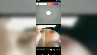 Em Lê Thị Huyền Diệu livetream móc lồn chảy nước với bạn trai trên Instagram P3