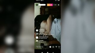 Em Lê Thị Huyền Diệu livetream móc lồn chảy nước với bạn trai trên Instagram P6