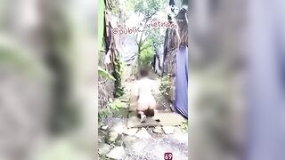 Độc lạ, e gái public thủ dâm trước nhà mấy a dân tộc còn sờ lồn free