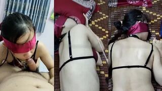 Huấn luyện em gái một con từ gái quê hiền lành thành con đĩ dâm dục 2