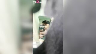 Chị hàng xóm và anh grab may mắn bú bóng xong bú luôn chị