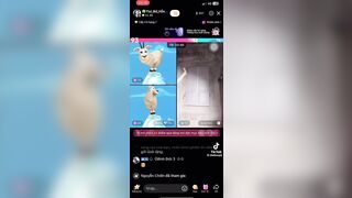 E ốc cute trả kèo lấy băng dính dật lông lồn trên tiktok