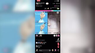 E ốc cute trả kèo lấy băng dính dật lông lồn trên tiktok