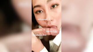Thèm sữa chua xuất trong miệng em nuốt sạch