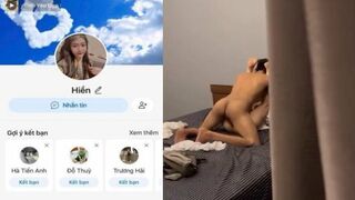 Clip sex em Hiền bị địt sướng phát điên