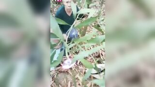 Phát hiện cụ già dẫn cháu gái lên rừng rồi địt