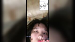 Hà My 2k6 mình dây loly lộ clip chat sex thủ dâm với hồng hà nhi biểu cảm siêu dâm đĩ
